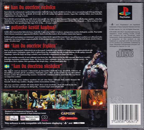 Resident Evil 2 - Platinum - PS1 (ENG) (A Grade) (Used)